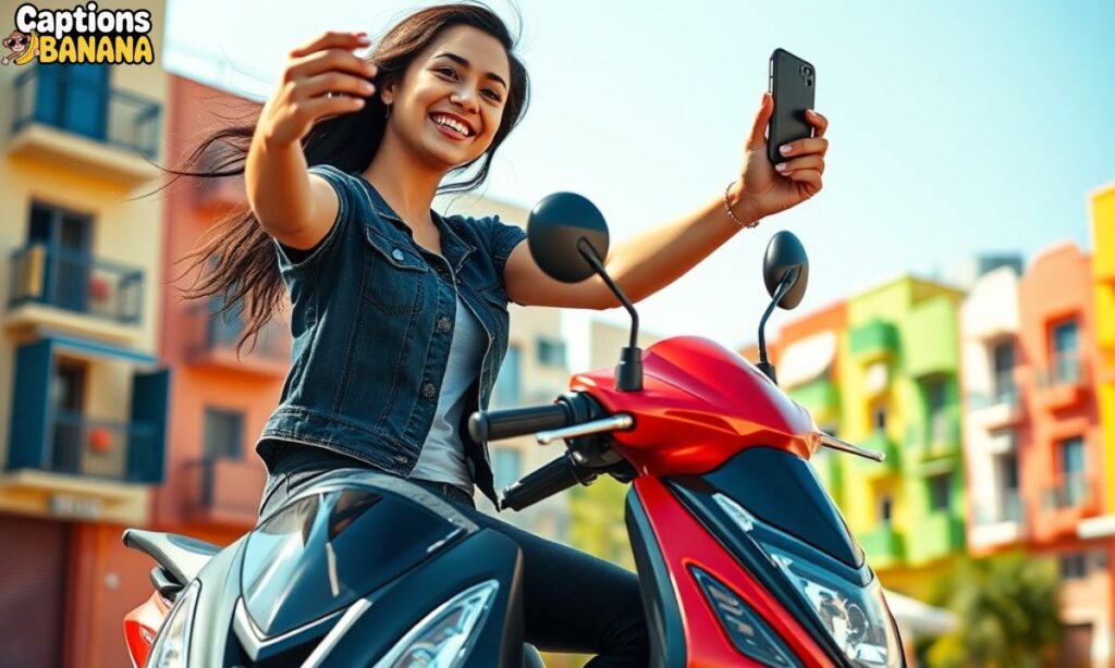 Best Scooty Selfie Captions