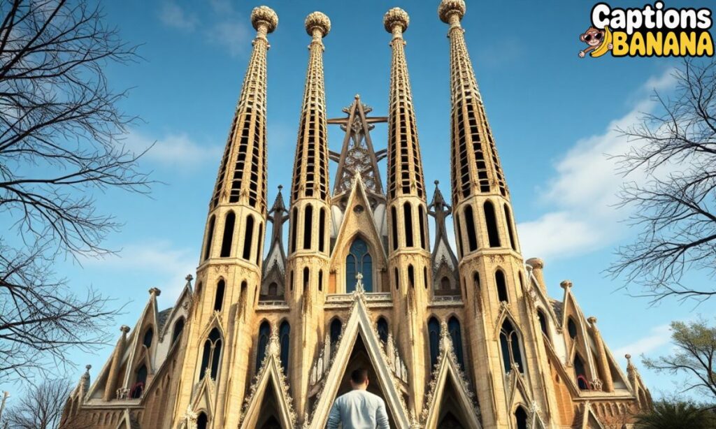 Captions for La Sagrada Familia
