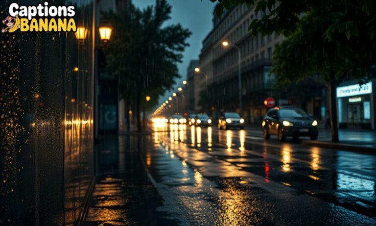 Rainy Day Captions and Quotes for Instagram & Beyond (2025) – Aesthetic, Cozy & Creative