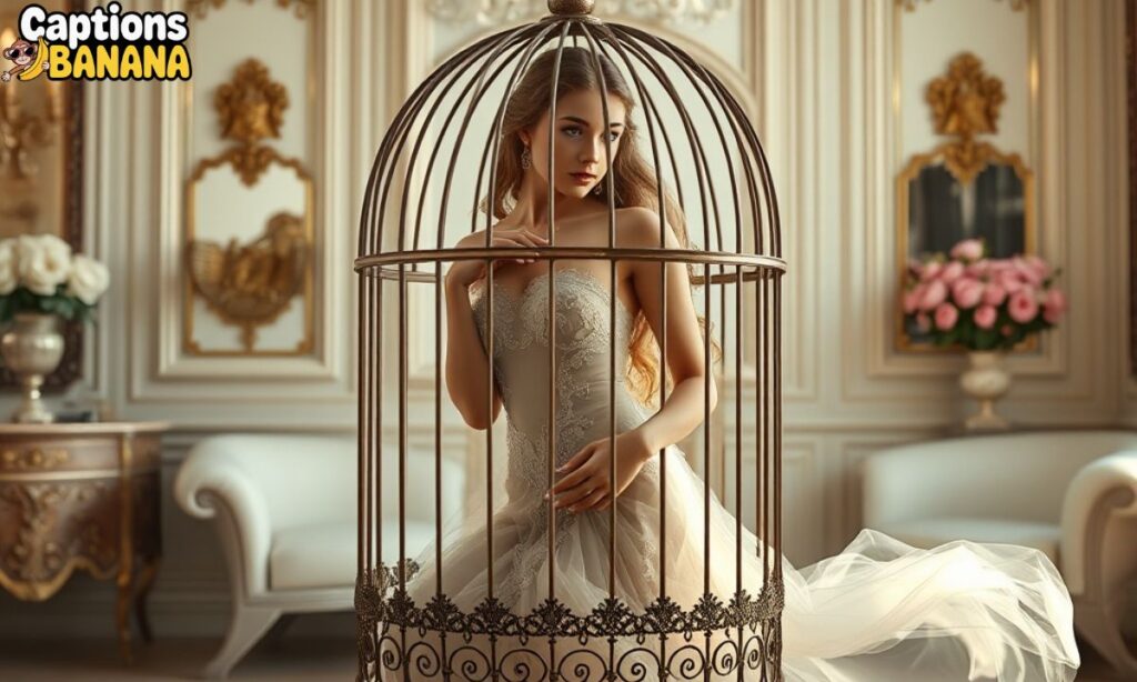 Romantic Chastity Cage Captions