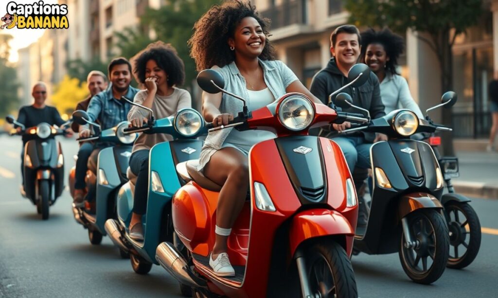 Scooty Captions with Friends