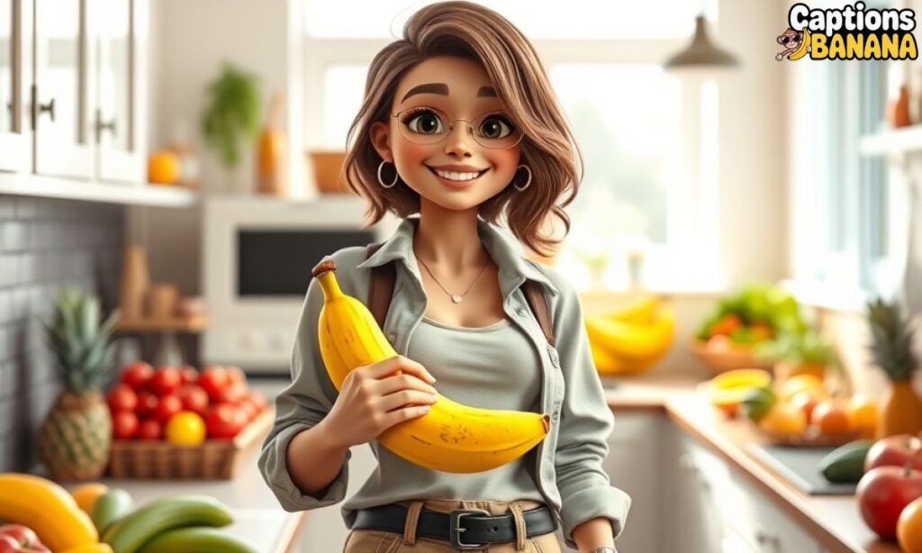 Short Banana Captions for Selfies & Food Pics