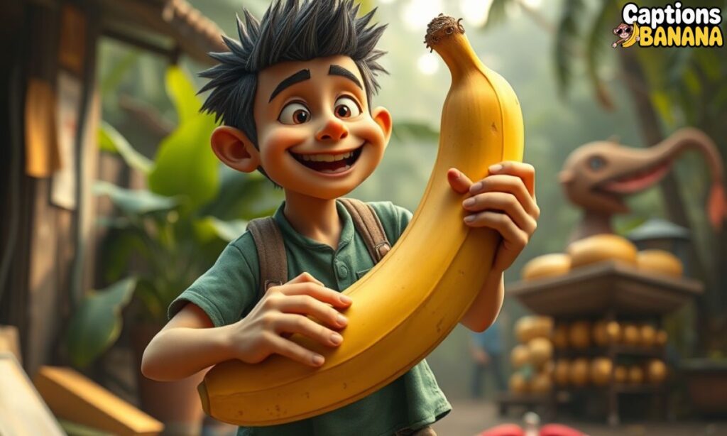 Viral Banana Captions for Stories & Reels
