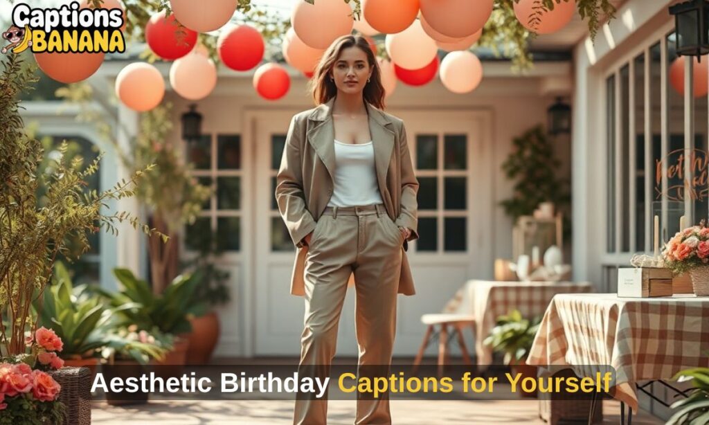 Aesthetic Birthday Captions for Yourself