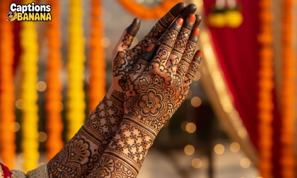 Best Captions for Mehndi Hands