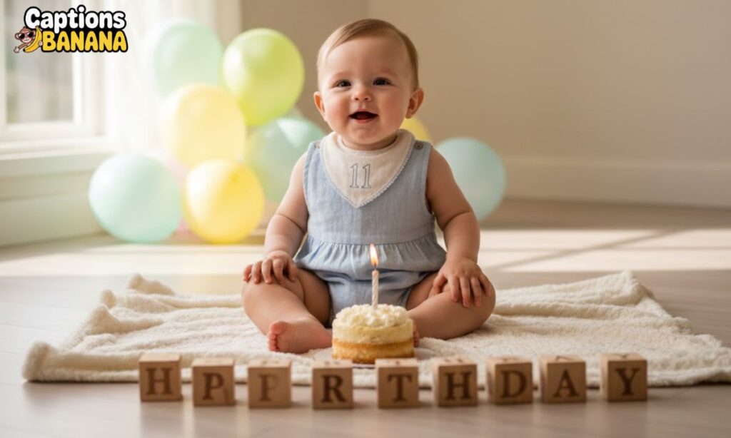 Best Captions for Your Baby's 11 Months Birthday Celebration