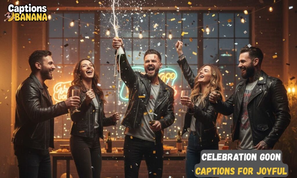 Celebration Goon Captions for Joyful Moments