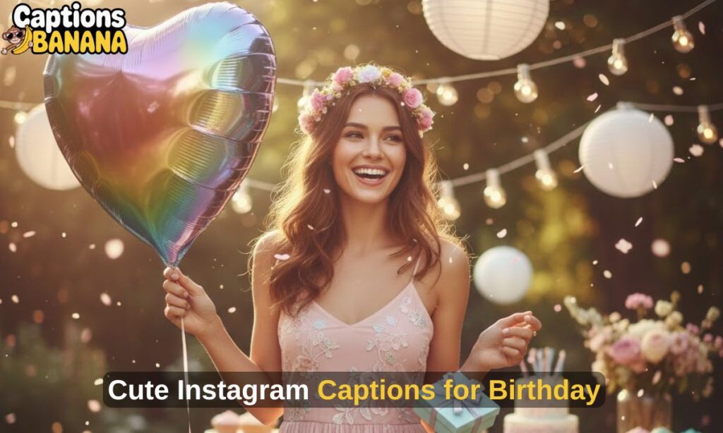 Cute Instagram Captions for Birthday