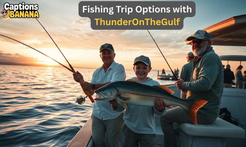 Fishing Trip Options with ThunderOnTheGulf