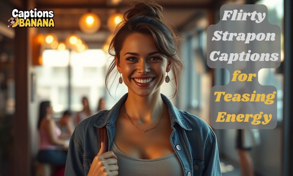 Flirty Strapon Captions for Teasing Energy