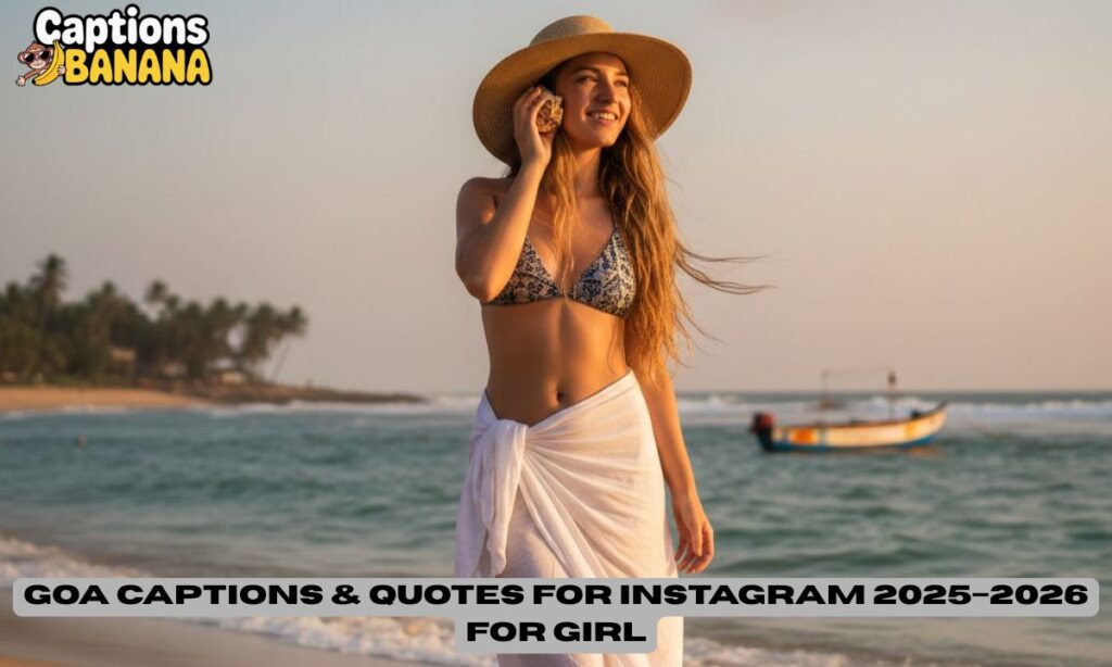 Goa Captions & Quotes for Instagram 2025–2026 for Girl