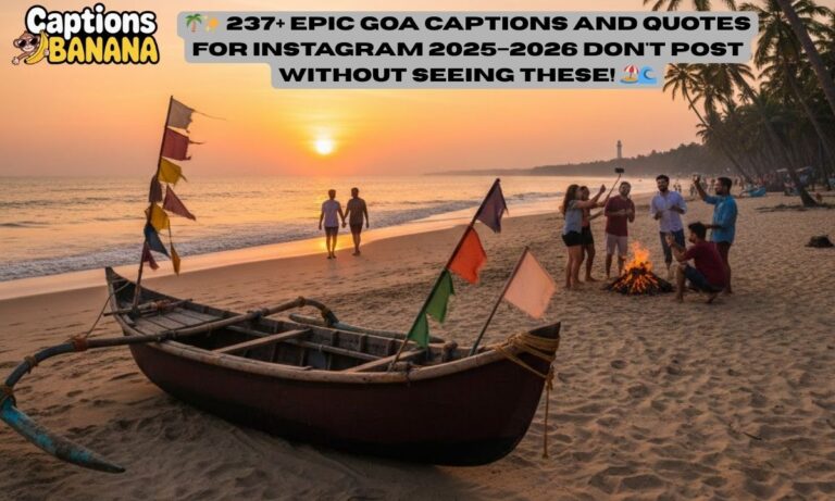 Goa Captions and Quotes