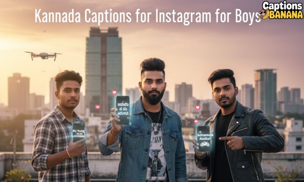 Kannada Captions for Instagram for Boys