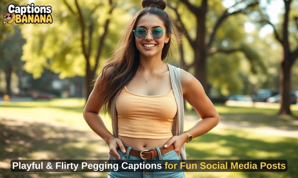 Playful & Flirty Pegging Captions for Fun Social Media Posts