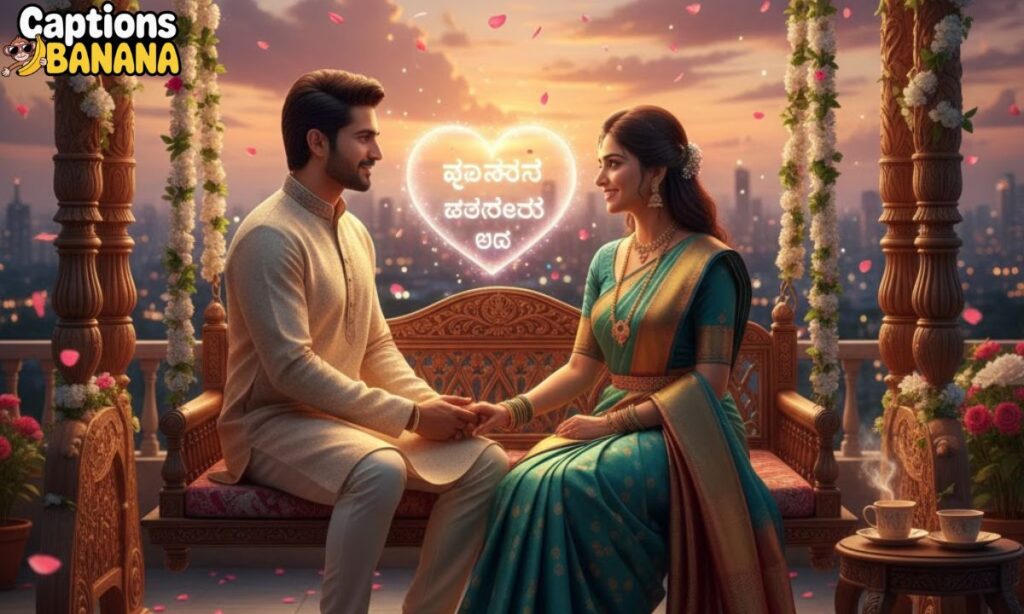 Romantic Kannada Captions for Your Loved Ones