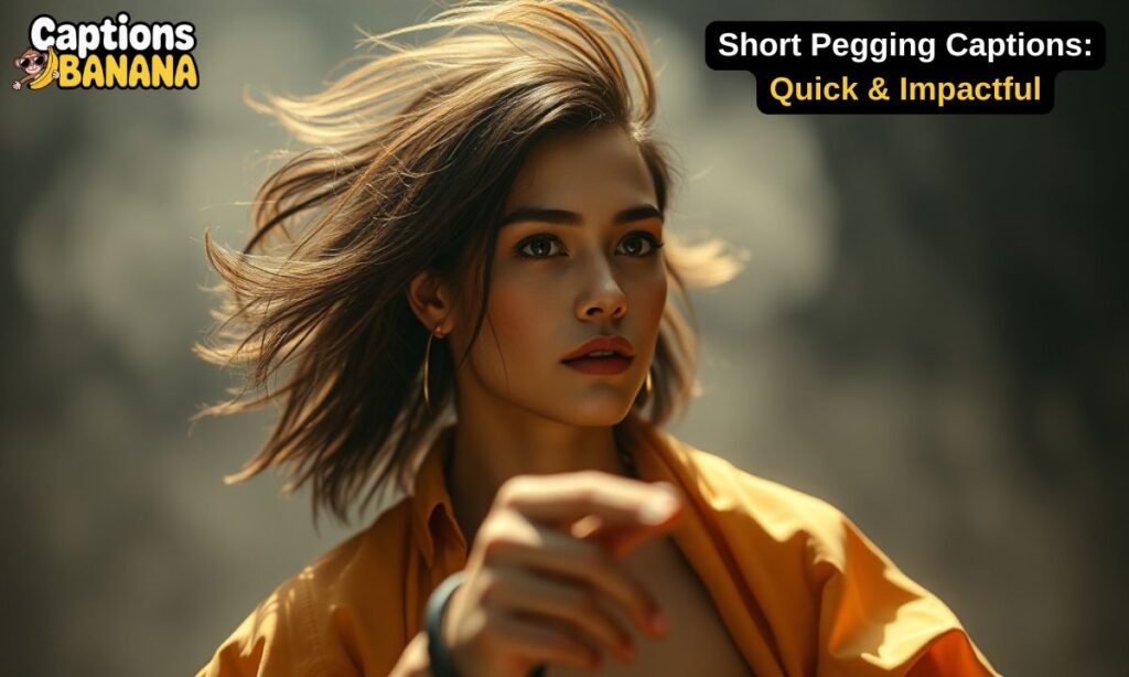 Short Pegging Captions Quick & Impactful