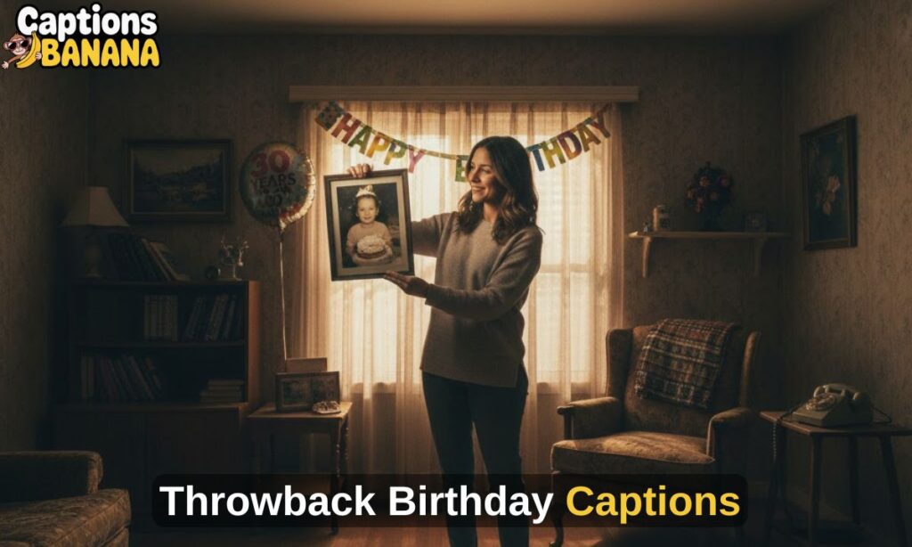 Throwback Birthday Captions