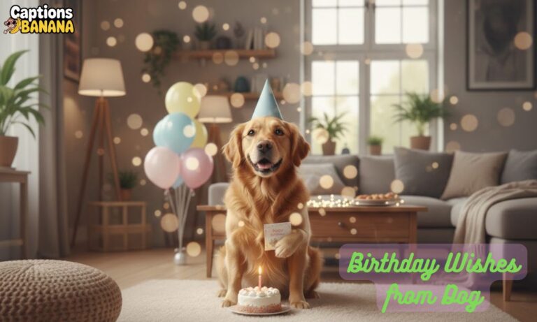 Birthday Wishes from Dog