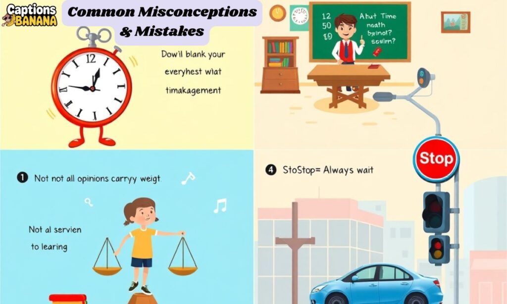 Common Misconceptions & Mistakes