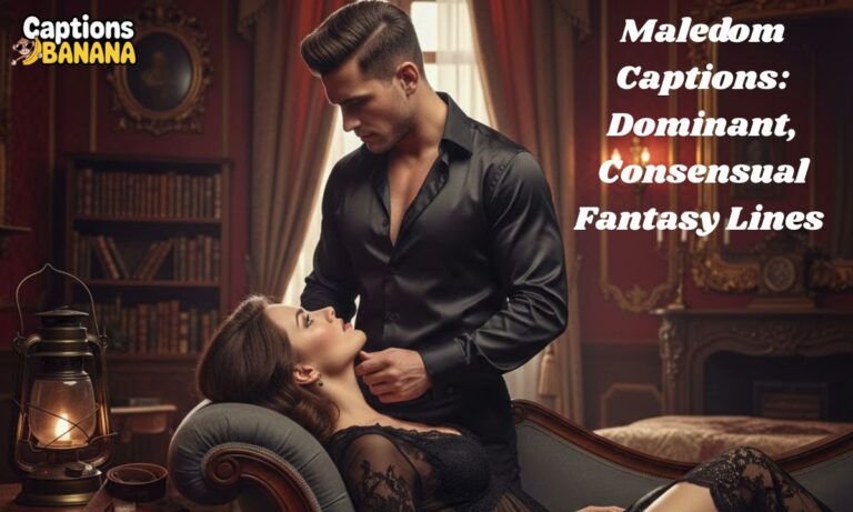 Maledom Captions Dominant, Consensual Fantasy Lines