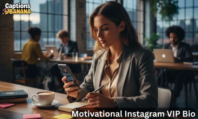 Motivational Instagram VIP Bio