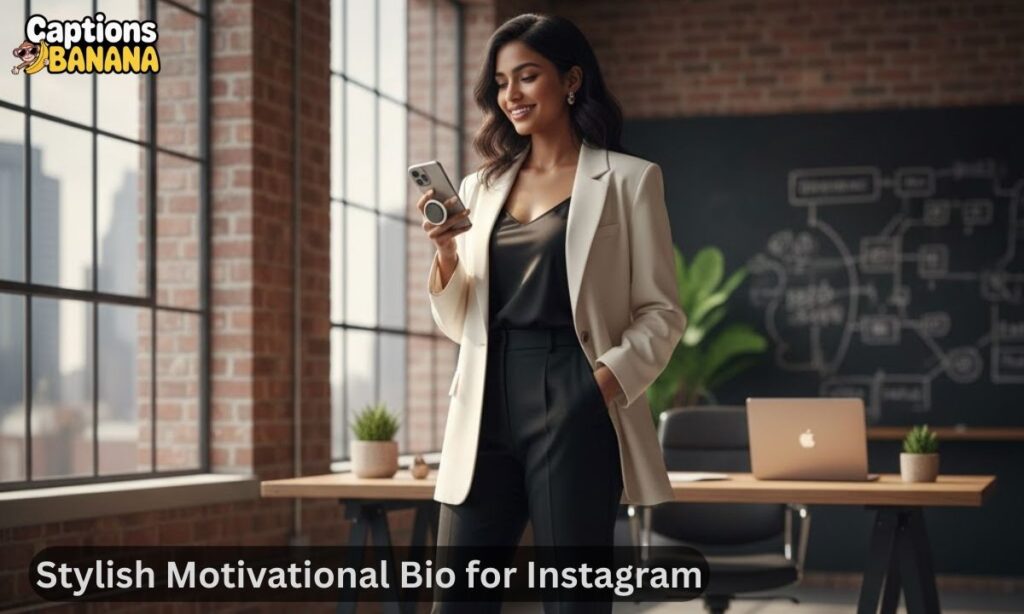Stylish Motivational Bio for Instagram