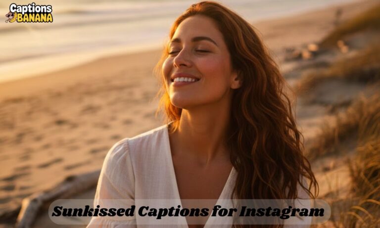 Sunkissed Captions for Instagram