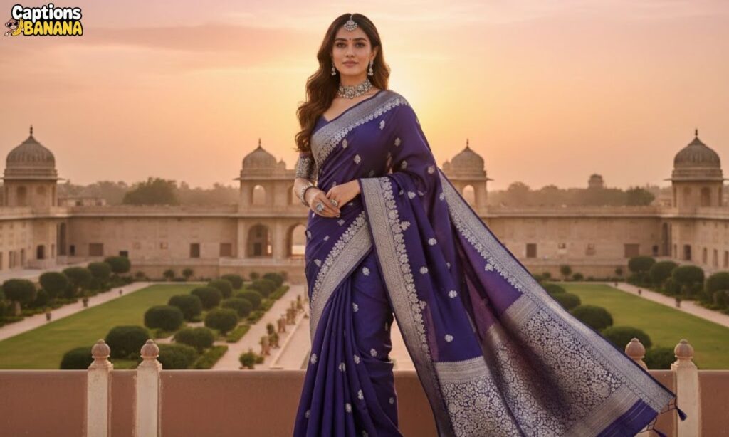 Elegant Saree Captions in Hindi