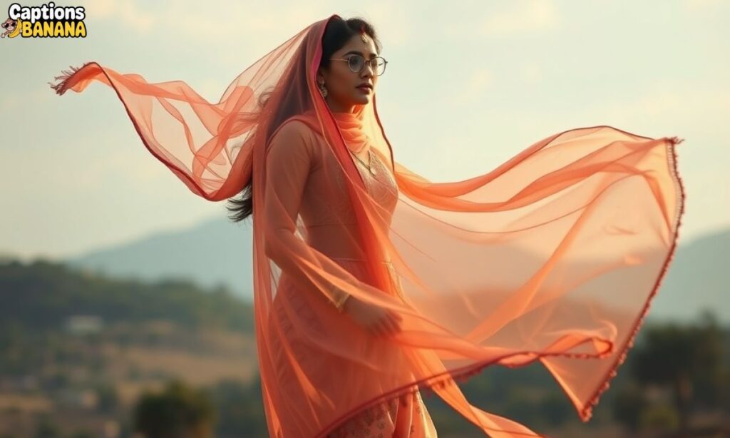 Flying Dupatta Captions For Instagram In English